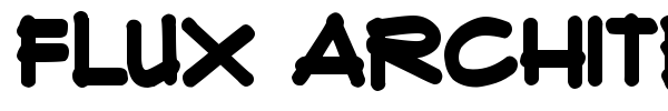 Flux Architect font preview